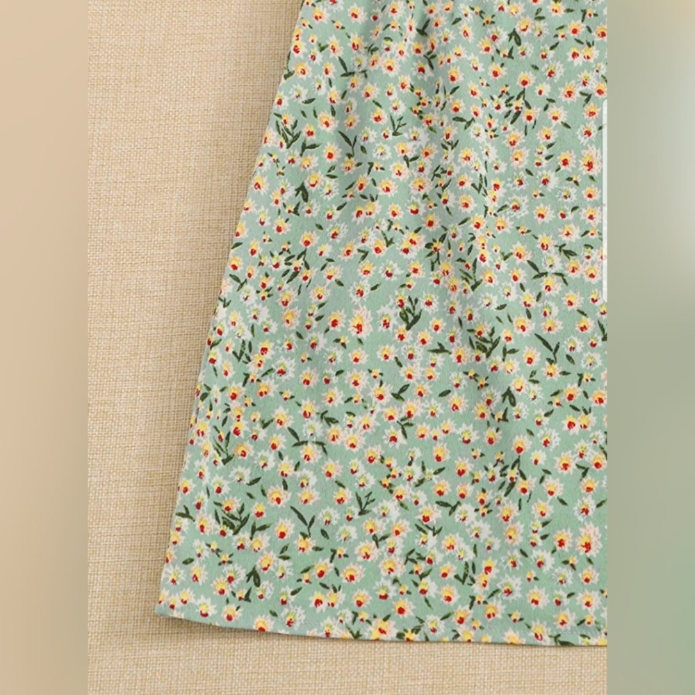🌨Women's Summer Tie Strap Ditsy Floral - Picture 4 of 5